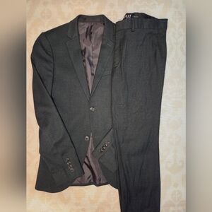 Topman Charcoal Gray Suit